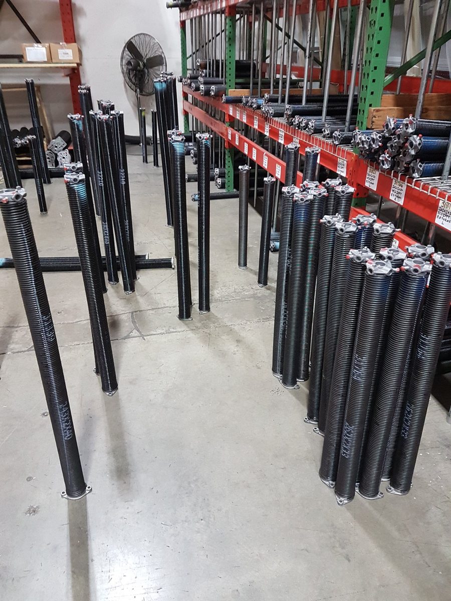 Professional garage door springs supplier stock