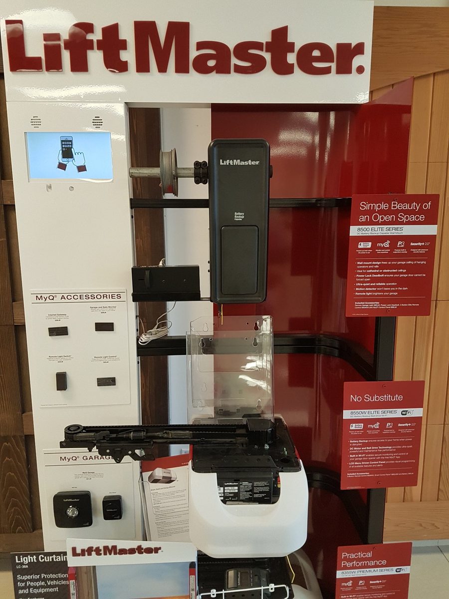 LiftMaster garage door opener models — 8500 Elite wall-mount and belt drive series